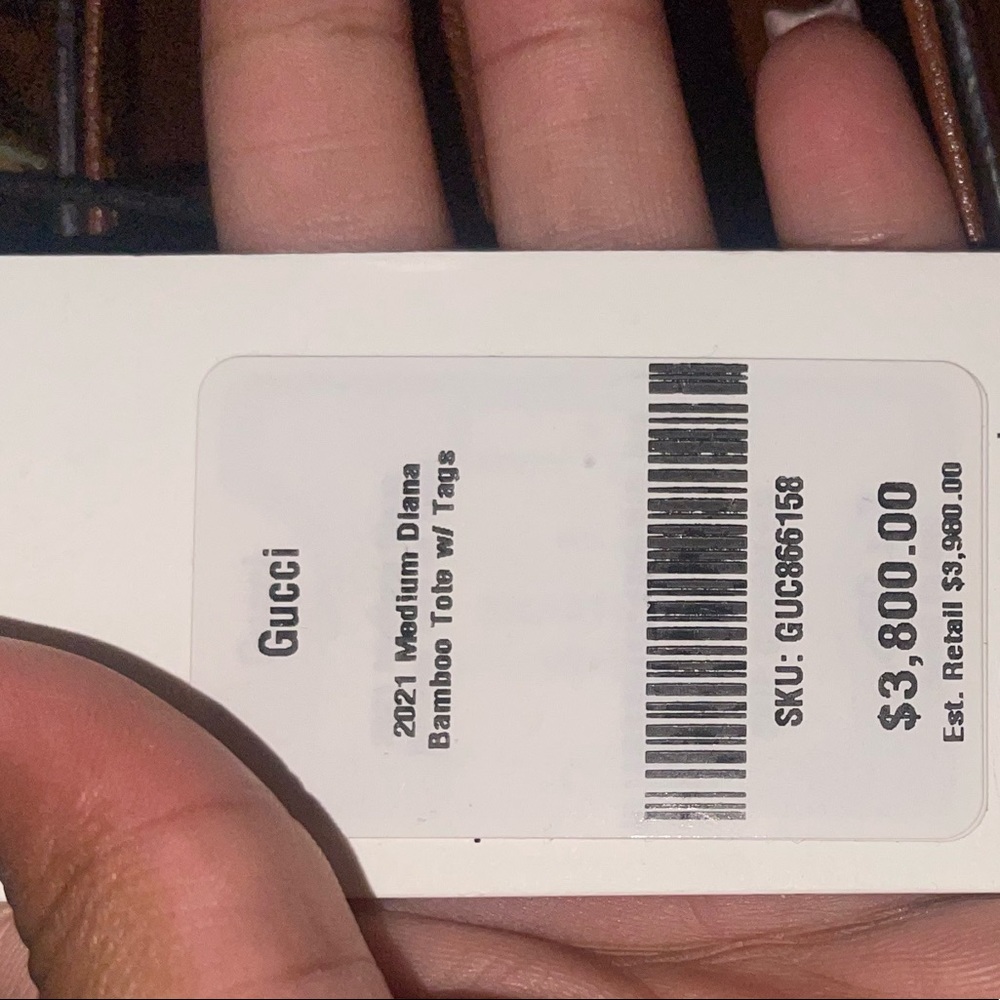Gucci Bamboo Purse , never worn !